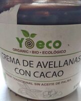 Crema de avellanas y cacao