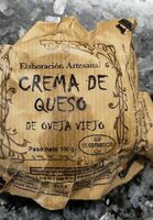 Crema de queso de oveja viejo