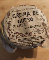 Crema de queso de oveja con boletus