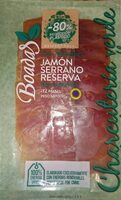 Jamón serrano reserva