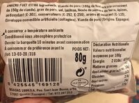 Snacks fuet extra