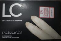 Espárragos enteros extra muy gruesos
