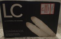 Espárragos enteros blancos extra muy gruesos