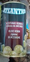 Aceitunas verdes rellenos de anchoa