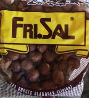 Avellana cruda con piel