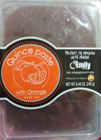 Quice paste with orange