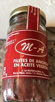 Filets d'Anchois à l'Huile Végétale
