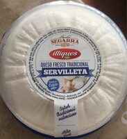 Queso fresco tradicional servilleta