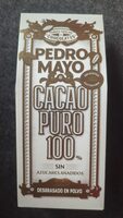 Cacao puro 100% desgrasado en polvo
