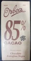 Chocolate Orbea 85% cacao