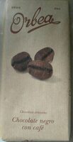 Chocolate negro con café