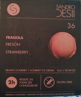 Helado gourmet fresón