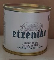 Mousse de cerdo ibérico. Elaboración artesanal