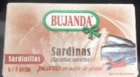 Sardinas (sprattus sprattus) picantes en aceite de girasol