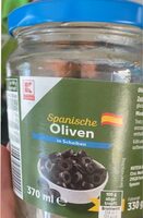 Spanische Oliven in Scheiben