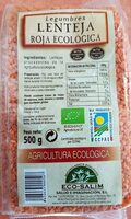 Lenteja roja ecológica