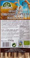 Galletas desayuno espelta ecológicas