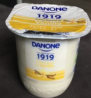 Danone 1919 arôme vanille