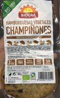 Hamburguesas vegetales champiñones