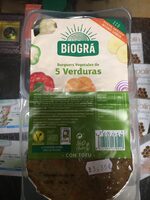 Burgués vegetales de 5 verduras