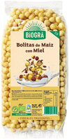 Bolitas de maíz con miel