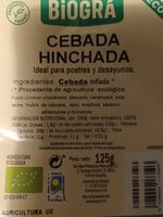 Cebada hinchada