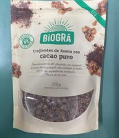Crujientes de avena con cacao puro