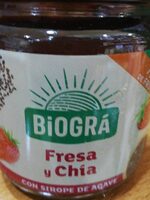 Mermelada de fresa y chia