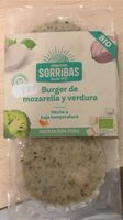 Burger de mozarella y verdura