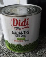 Guisantes medianos