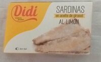 Sardinas en aceite de girasol al limon