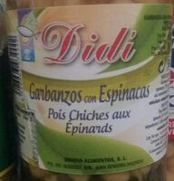 Garbanzos con espinacas