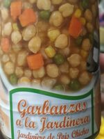 Garbanzos a la jardinera