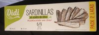 Sardinillas en aceite de oliva reducido en sal