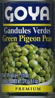 Gandules verdes en conserva