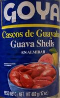 Cascos de guayaba en almibar