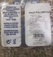 Maíz palomitas