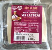 Queso en lonchas sin lactosa