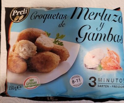 Croquetas de Merluza y Gambas