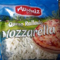 Queso mozzarella Rallado