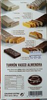 Turrón vasco almendra