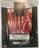 Paleta de cebo ibérica raza ibérica lonchas