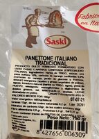 Panettone italiano tradicional