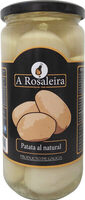 Patata al natural producto de galicia