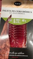 Paleta de cebo ibérica