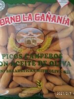 Picos de pan artesanos con aceite de oliva