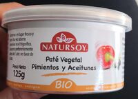 Paté Vegetal Pimientos y aceitunas