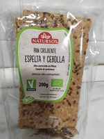 Pan Crujiente Espelta Y Cebolla