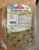Trio de arroz, quinoa y lentejas