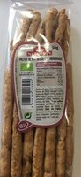 Palitos de pan integral y arándanos